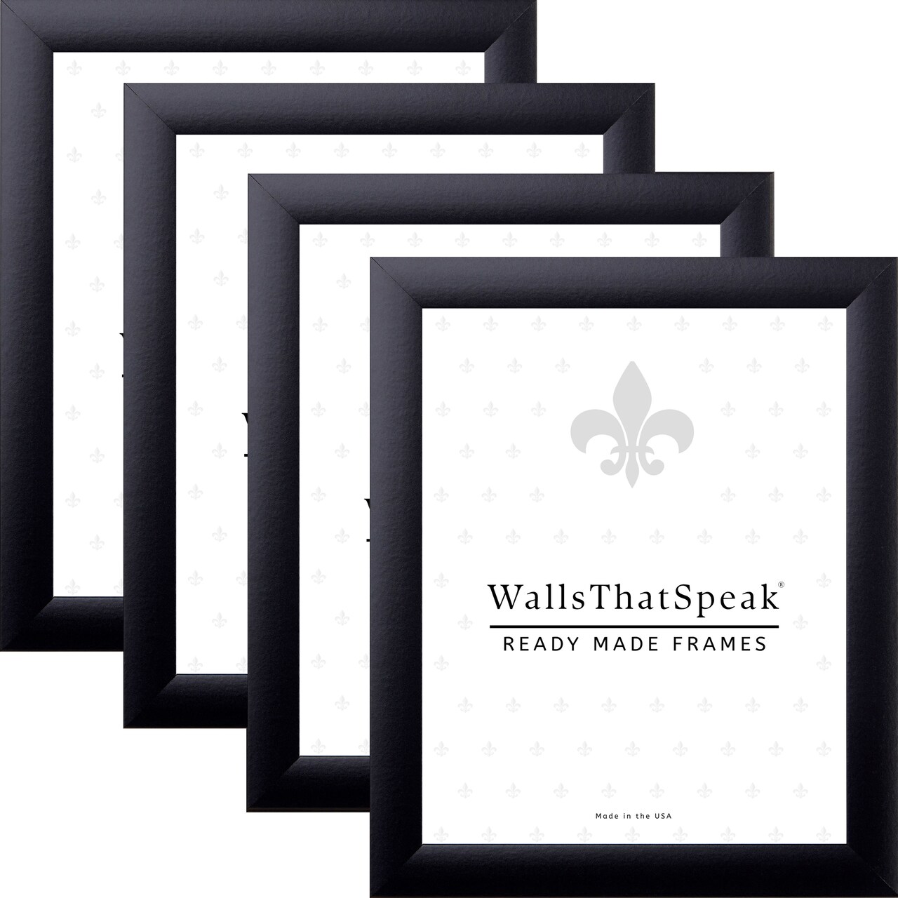 24x33 Picture Frame, Contemporary 1 Inch MDF Moulding, Wall Display Frame for Art, Posters, or Photos by wallsthatspeak